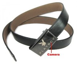 Belt Buckle with Hidden Camera