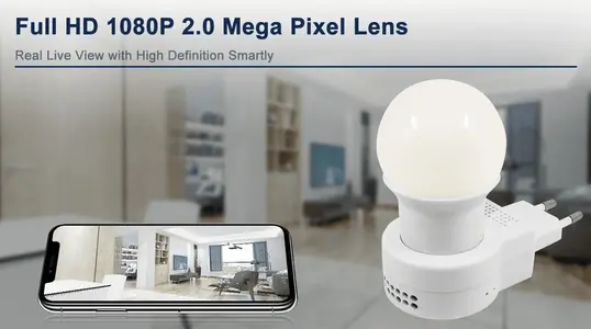 HD 1080P Mini Lamp WiFi Security Camera